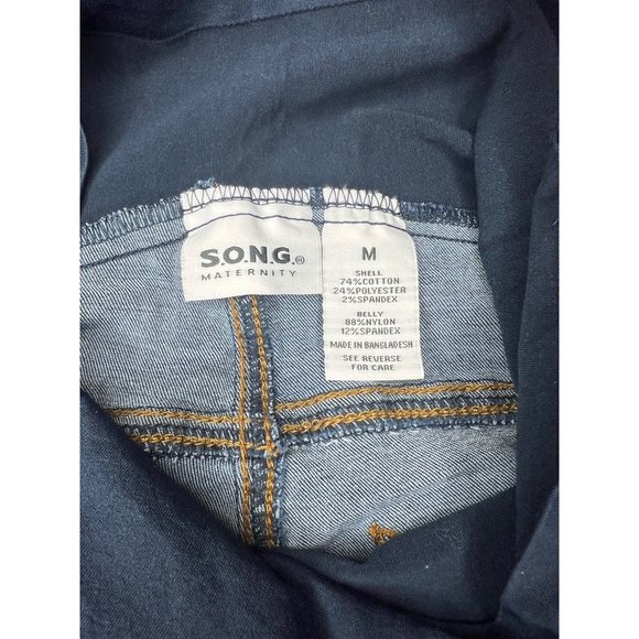 S.O.N.G. Maternity Curvy Slim Fit Denim Jeans M/XL - Picture 2 of 13